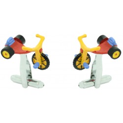 Multicolor Tricycle Cufflinks
